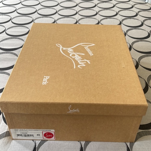 Christian Louboutain Red Bottoms, Men’s Size US (12) EU (45) Black & Gold - Picture 5 of 7